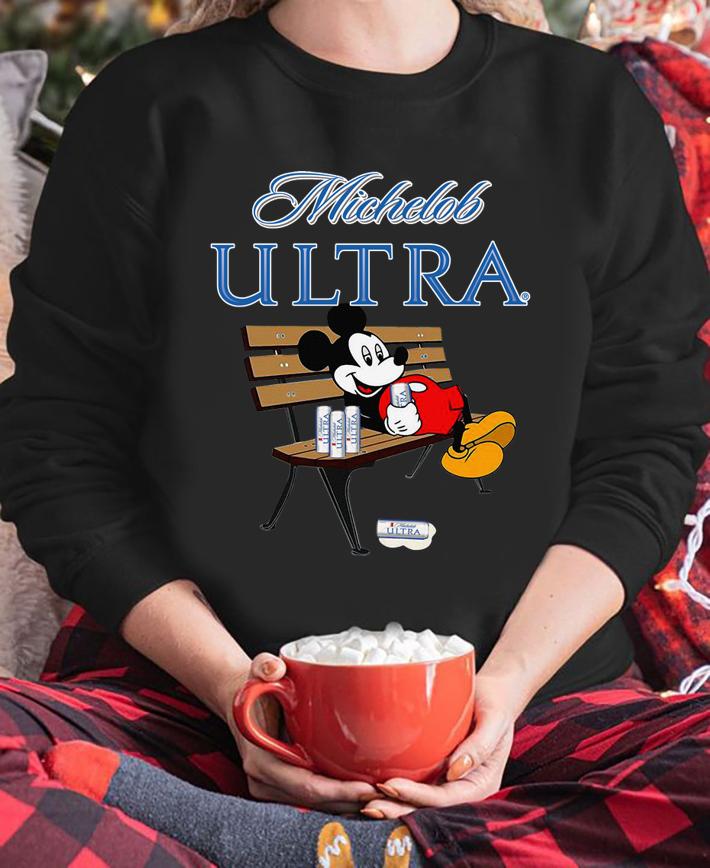 Mickey Mouse drink Michelob Ultra t-shirt sweatshirt