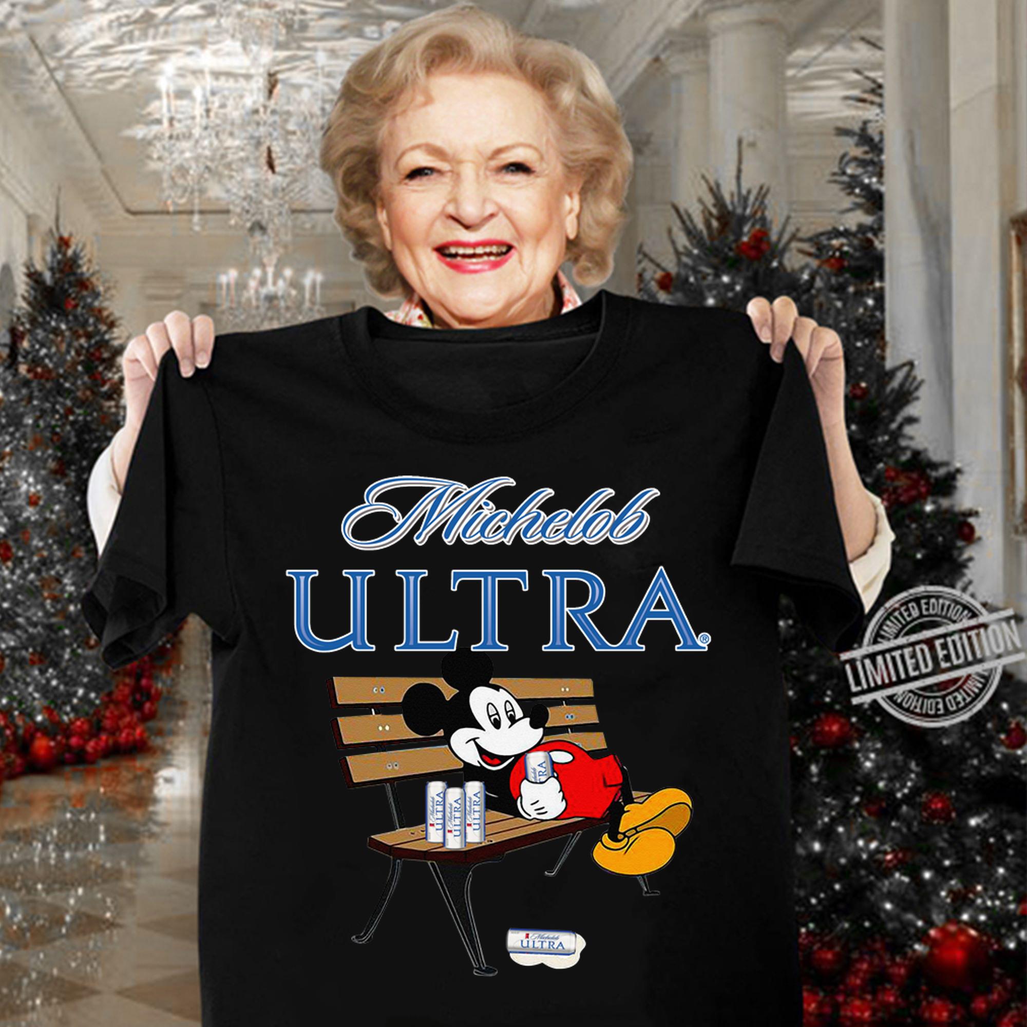 Mickey Mouse drink Michelob Ultra t-shirt woman shirt