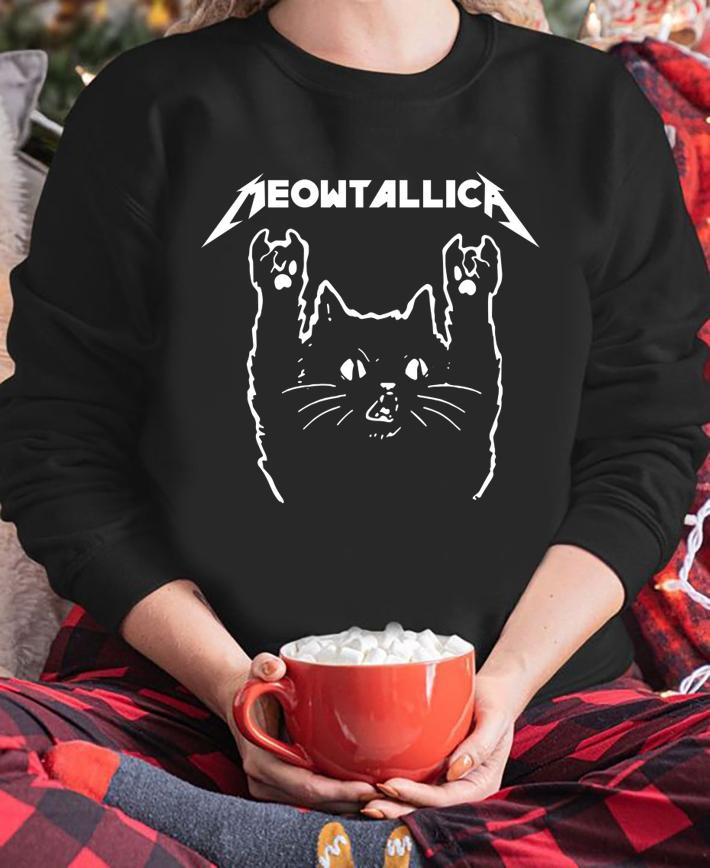 Christmas Meowtallica Kittens Meow Cat Lovers t-shirt sweatshirt