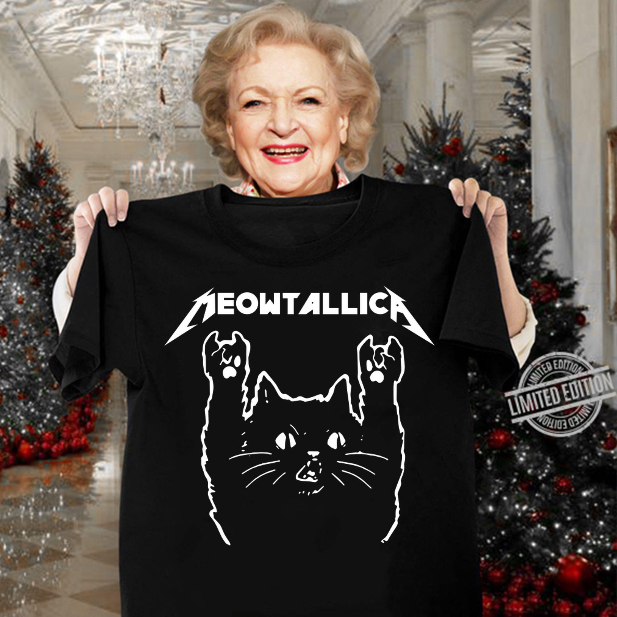 Christmas Meowtallica Kittens Meow Cat Lovers t-shirt woman shirt