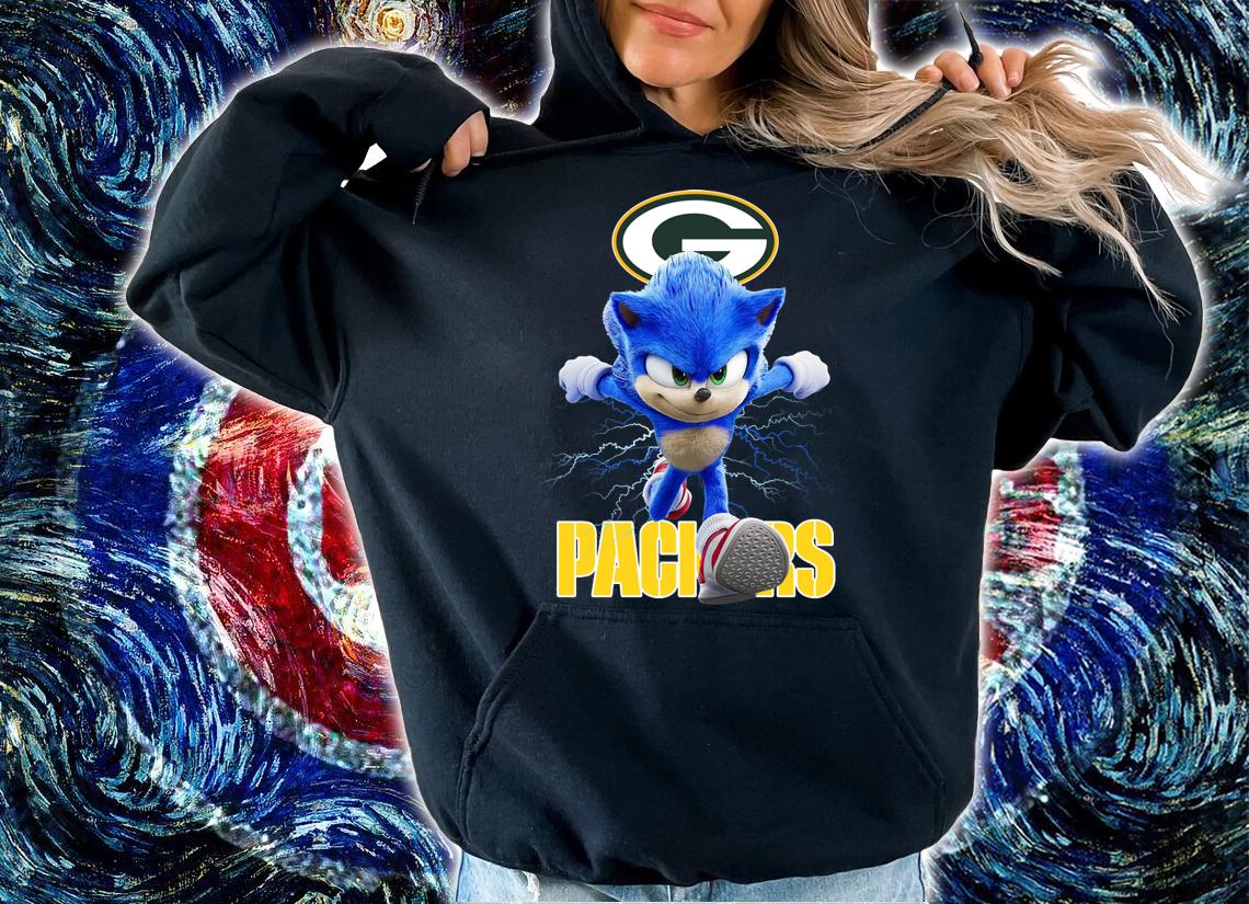 Sonic the Hedgehog Green Bay Packers t-shirt hoodie