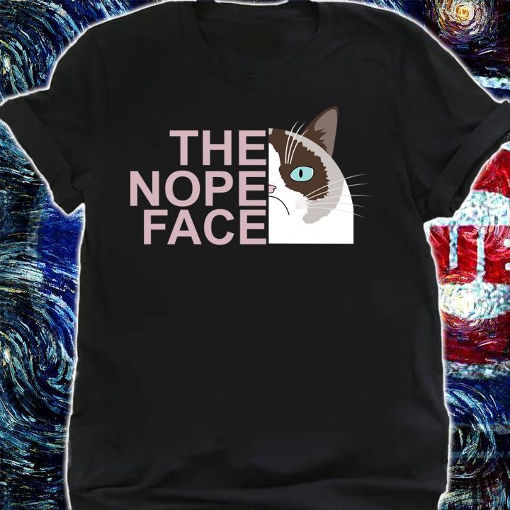 The nope face grympy cat t-shirt shirt