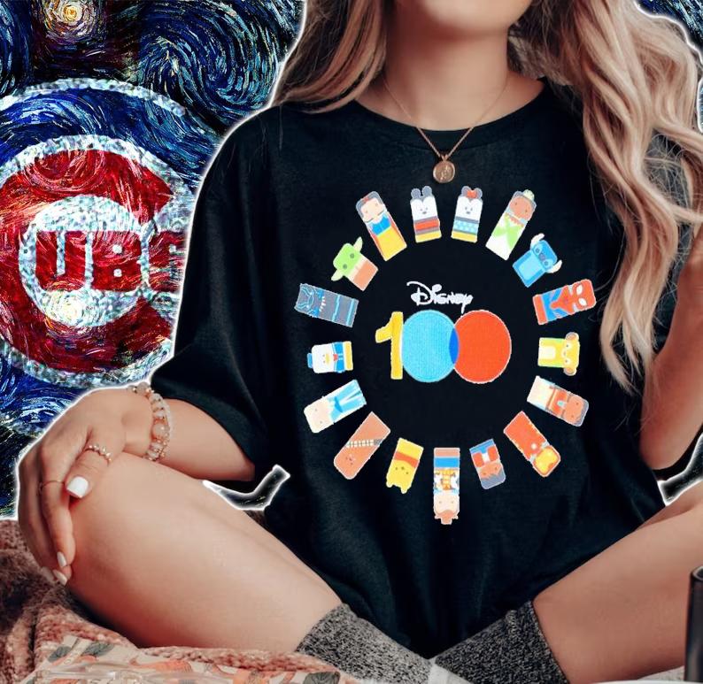 Disney 100 Unified Characters t-shirt woman shirt