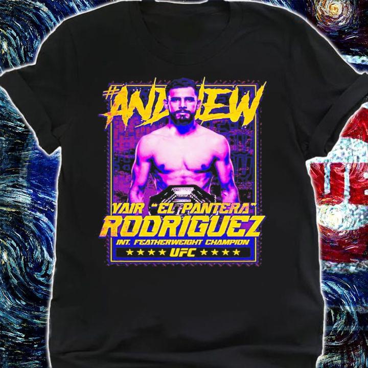 Andiew Yair El Pantera Rodriguez Featherweight champion shirt t-shirt shirt