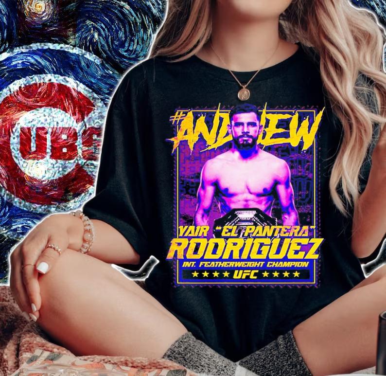 Andiew Yair El Pantera Rodriguez Featherweight champion shirt t-shirt woman shirt