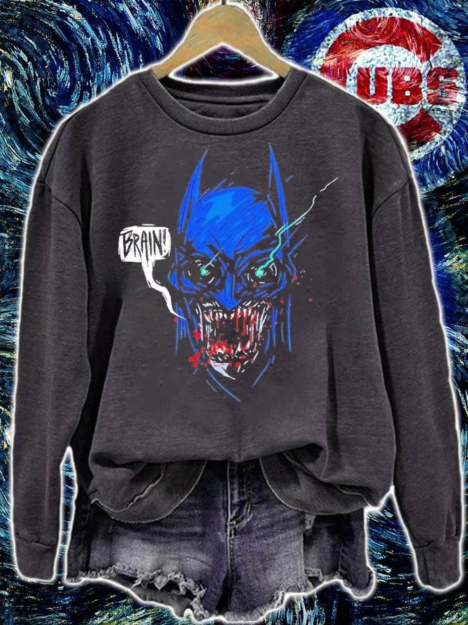 Bat Zombie brain shirt t-shirt sweatshirt
