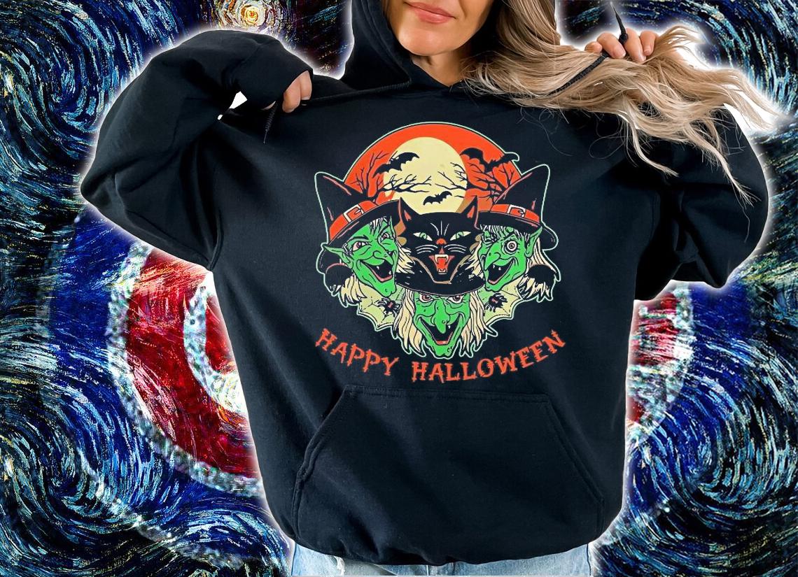Best happy Halloween Witches shirt t-shirt hoodie
