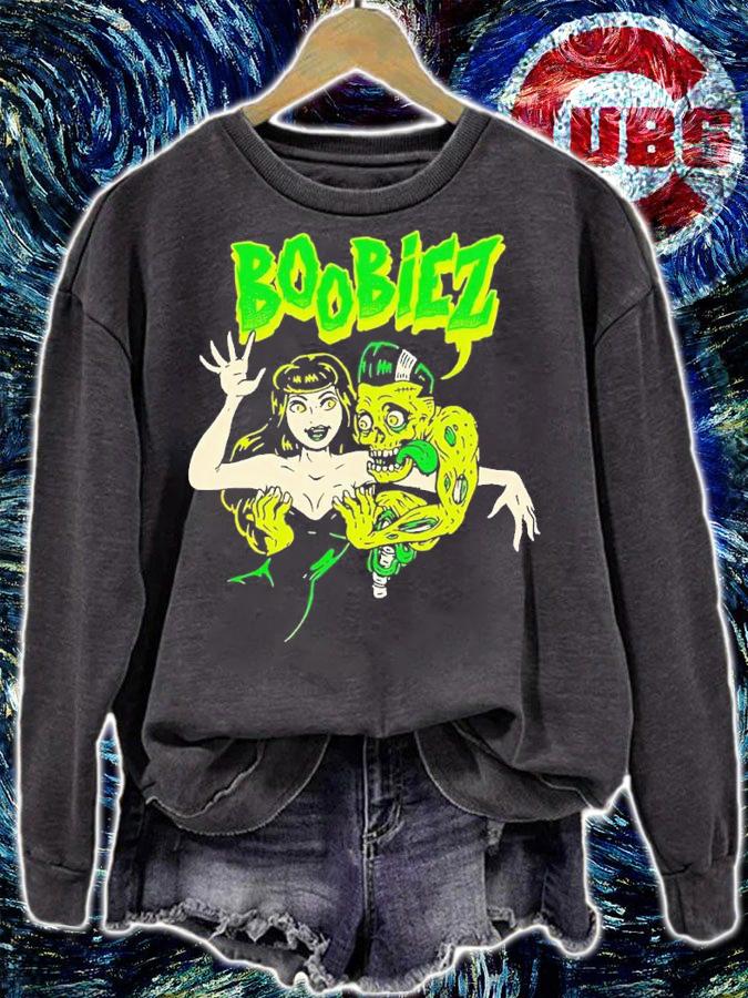 Boobiez Zombie Horror Punk shirt t-shirt sweatshirt