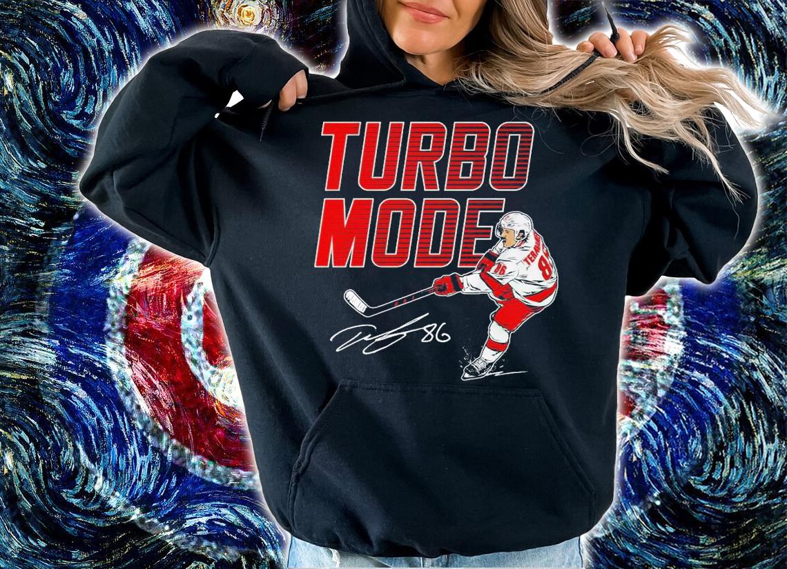Carolina Hurricanes Teuvo Teravainen Turbo Mode signature shirt t-shirt hoodie