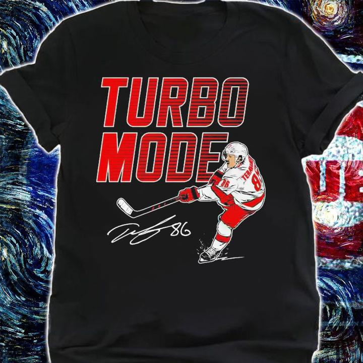 Carolina Hurricanes Teuvo Teravainen Turbo Mode signature shirt t-shirt shirt