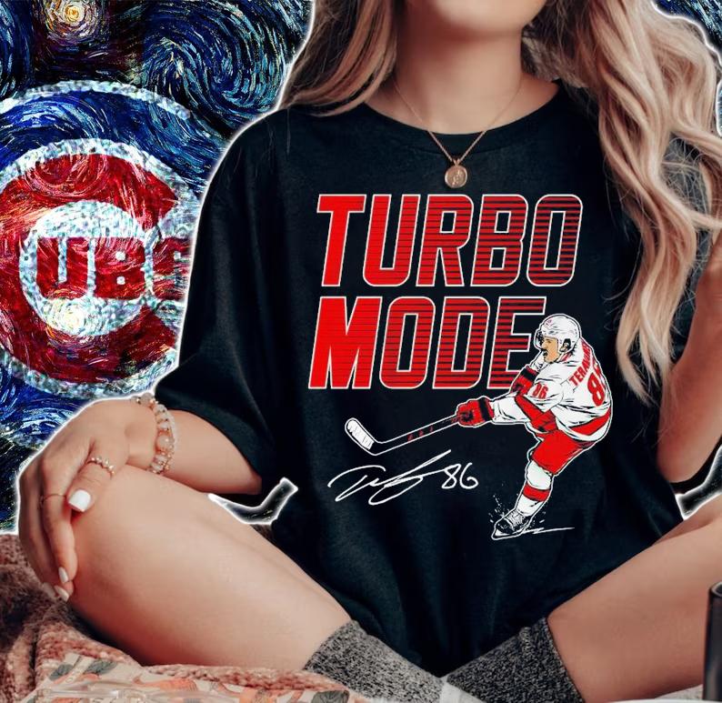 Carolina Hurricanes Teuvo Teravainen Turbo Mode signature shirt t-shirt woman shirt