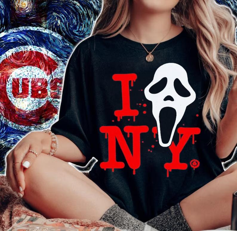 Ghostface I love NY shirt t-shirt woman shirt