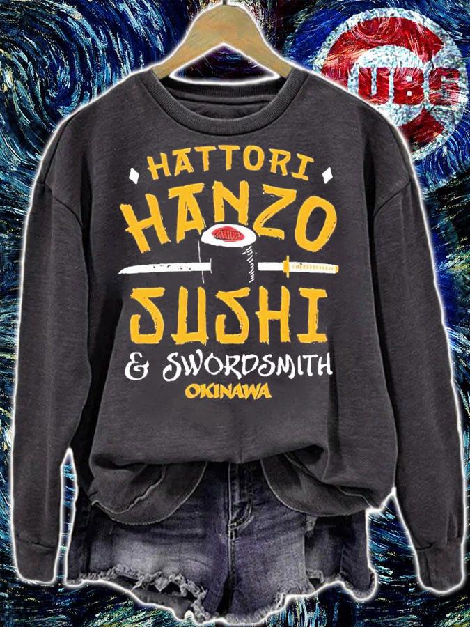 Hattori Hanzo Sushi and Swordsmith shirt t-shirt sweatshirt