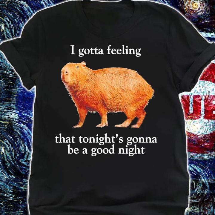 I gotta feeling that tonight's gonna be a good night shirt t-shirt shirt