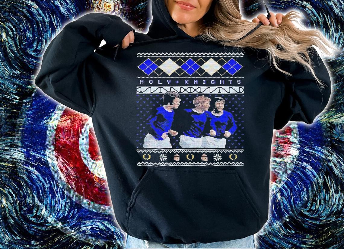 Holy Knights Xmas shirt t-shirt hoodie
