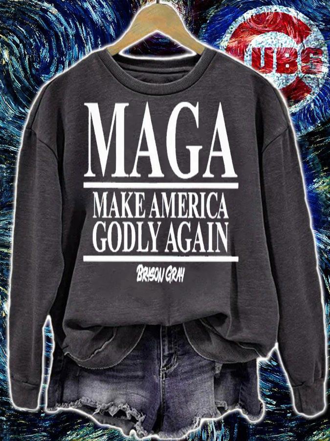 Maga Make America Godly again shirt t-shirt sweatshirt