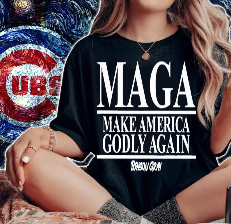 Maga Make America Godly again shirt t-shirt woman shirt