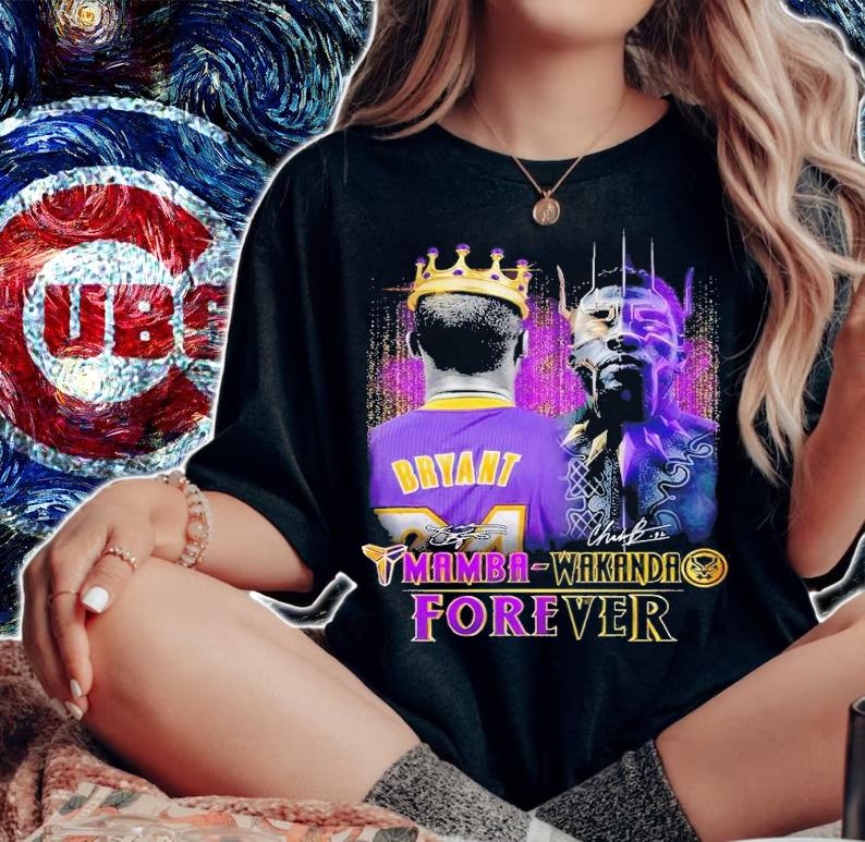 Mamba Wakanda forever signatures shirt t-shirt woman shirt