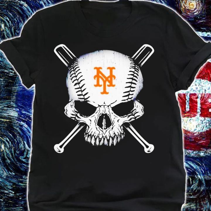 New York Mets in skull shirt t-shirt shirt