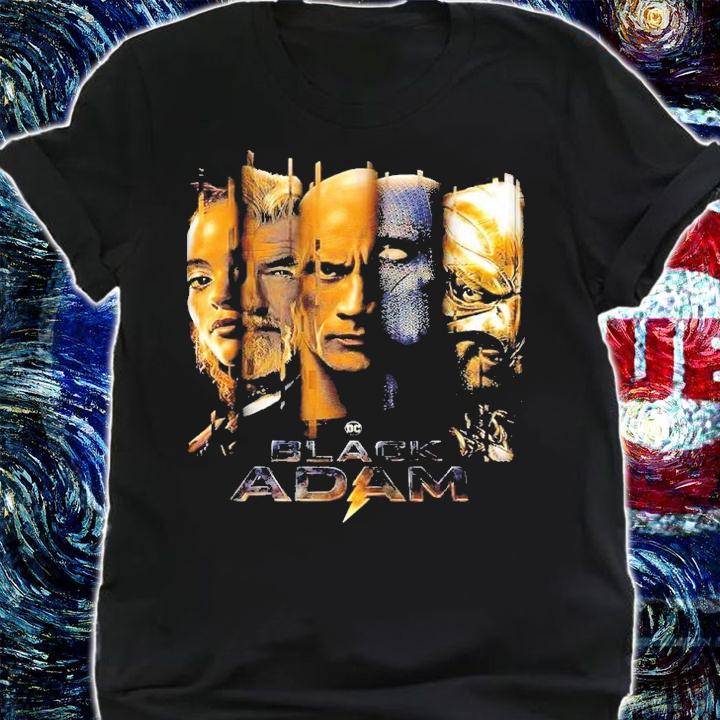 Black Adam The Whole Cast Graphic Shirt t-shirt