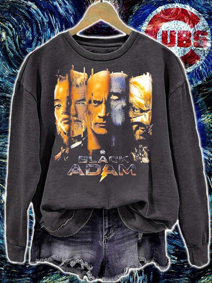 Black Adam The Whole Cast Graphic Shirt t-shirt