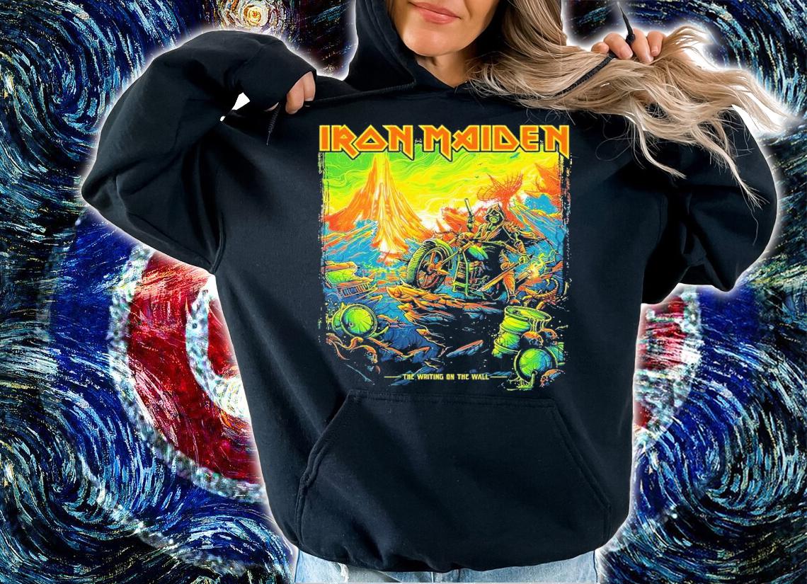Iron Maiden The Writing on the Wall 2022 Tour shirt t-shirt hoodie