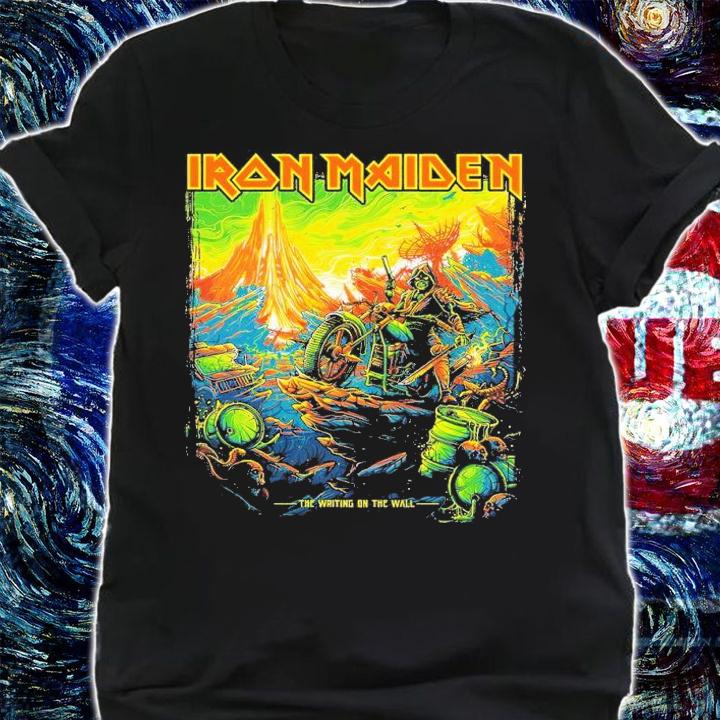 Iron Maiden The Writing on the Wall 2022 Tour shirt t-shirt shirt
