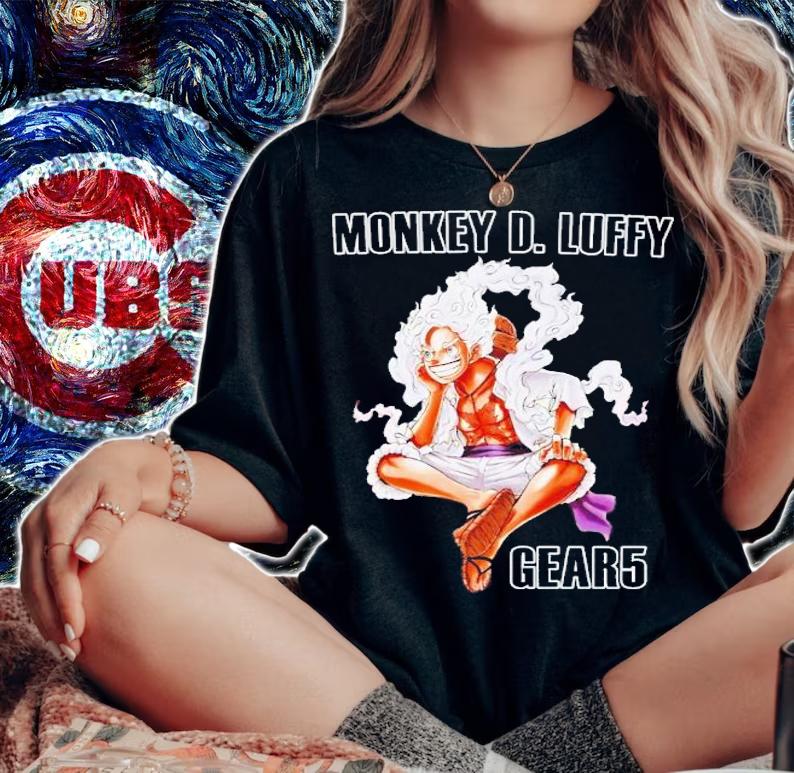 Monkey D Luffy gear 5 shirt t-shirt woman shirt