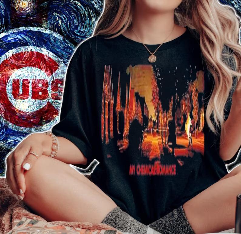 My Chemical Romance Fire on the Streets shirt t-shirt woman shirt