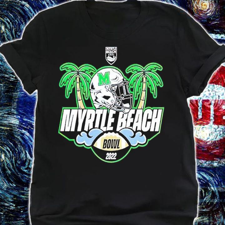 Myrtle Beach Bowl 2022 Marshall Thundering Helmet shirt t-shirt