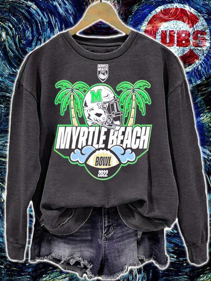 Myrtle Beach Bowl 2022 Marshall Thundering Helmet shirt t-shirt