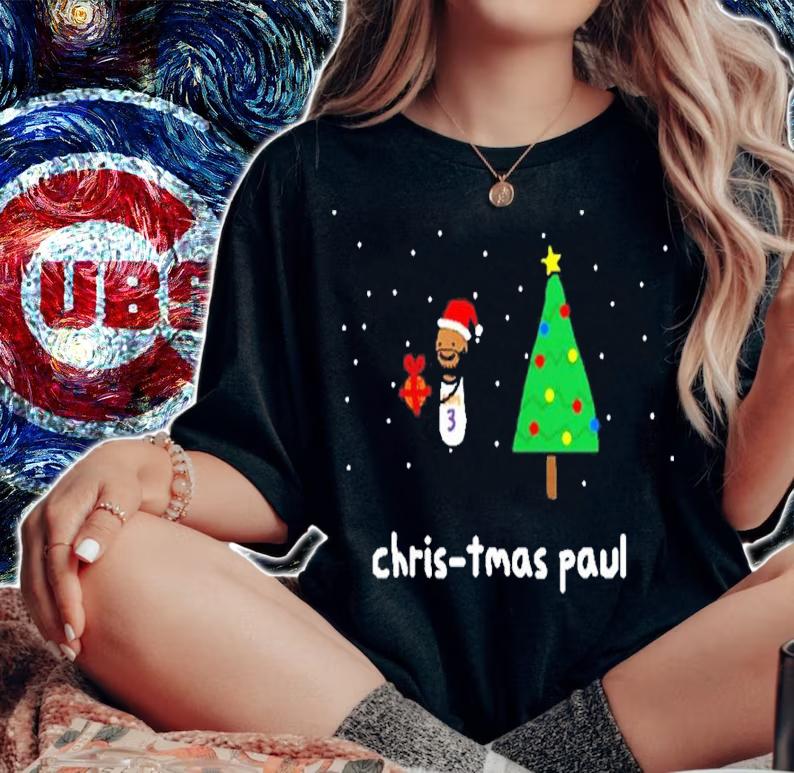 NBA Paint Chris-tmas Paul Shirt t-shirt