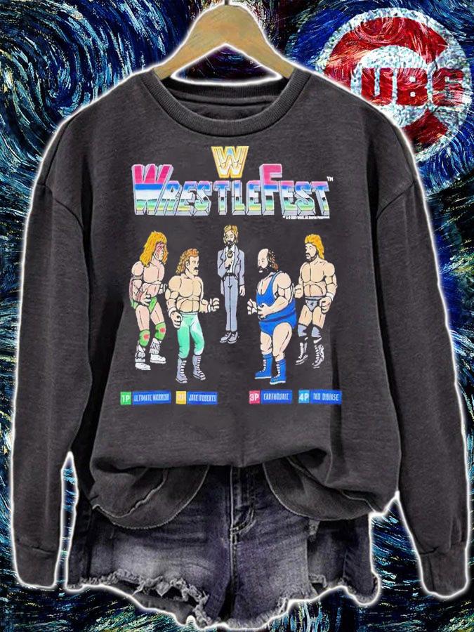 WrestleFest Retro Logo shirt t-shirt sweatshirt