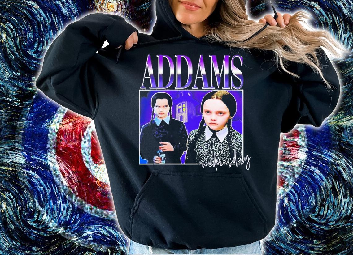 Halloween Wednesday Addams Rereo Vintage Shirt t-shirt