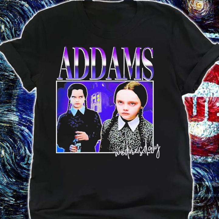 Halloween Wednesday Addams Rereo Vintage Shirt t-shirt