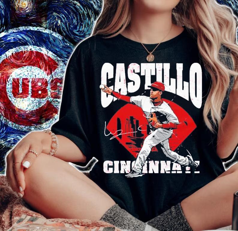 MLB Luis Castillo Field T-Shirt t-shirt woman shirt