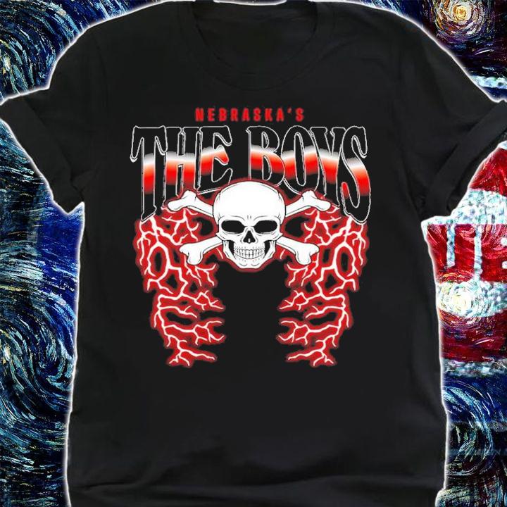 Skull Lightning The Boys Nebraska's Shirt t-shirt