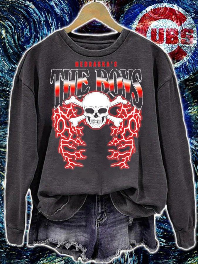 Skull Lightning The Boys Nebraska's Shirt t-shirt