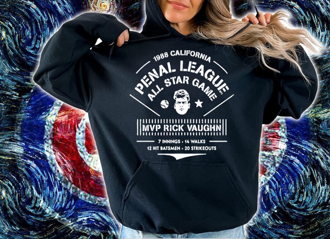 California Penal League All Star Game MVP Rick Vaughn Shirt t-shirt