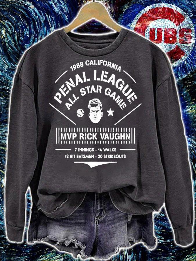 California Penal League All Star Game MVP Rick Vaughn Shirt t-shirt