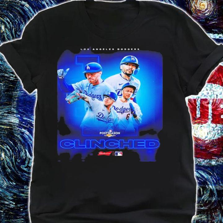 Clinched Los Angeles Dodger MLB Postseason 2022 Shirt t-shirt shirt