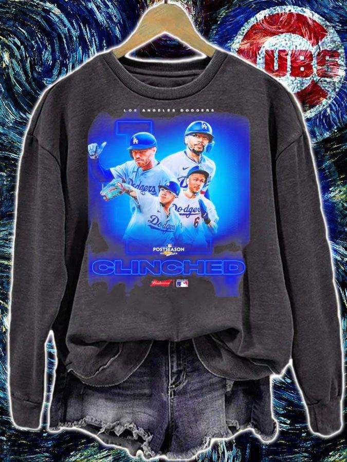 Clinched Los Angeles Dodger MLB Postseason 2022 Shirt t-shirt sweatshirt