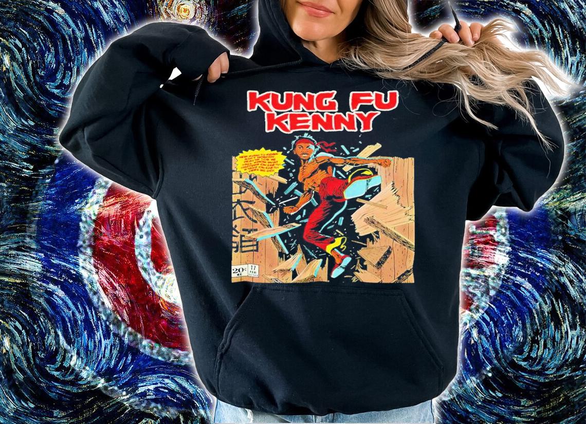 Kendrick Lamar Inspired Kung Fu Kenny Vintage 90s Comic Style shirt t-shirt hoodie