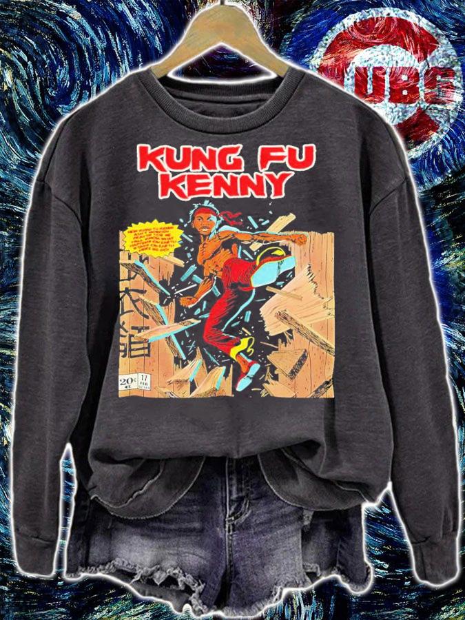 Kendrick Lamar Inspired Kung Fu Kenny Vintage 90s Comic Style shirt t-shirt sweatshirt