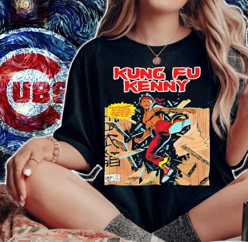 Kendrick Lamar Inspired Kung Fu Kenny Vintage 90s Comic Style shirt t-shirt woman shirt