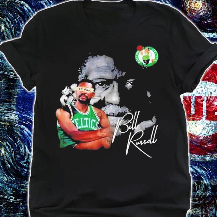 NBA Legend Bill Russell Signature RIP Shirt t-shirt
