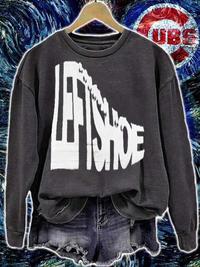 Left Shoe shirt t-shirt sweatshirt