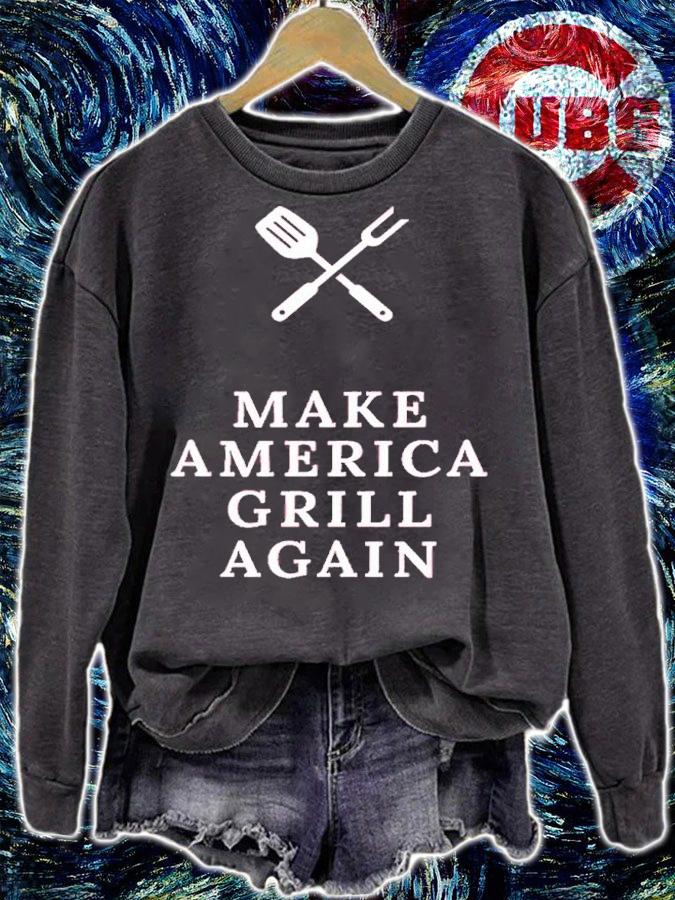 Maga Grilling Make America Grill Again Shirt t-shirt sweatshirt