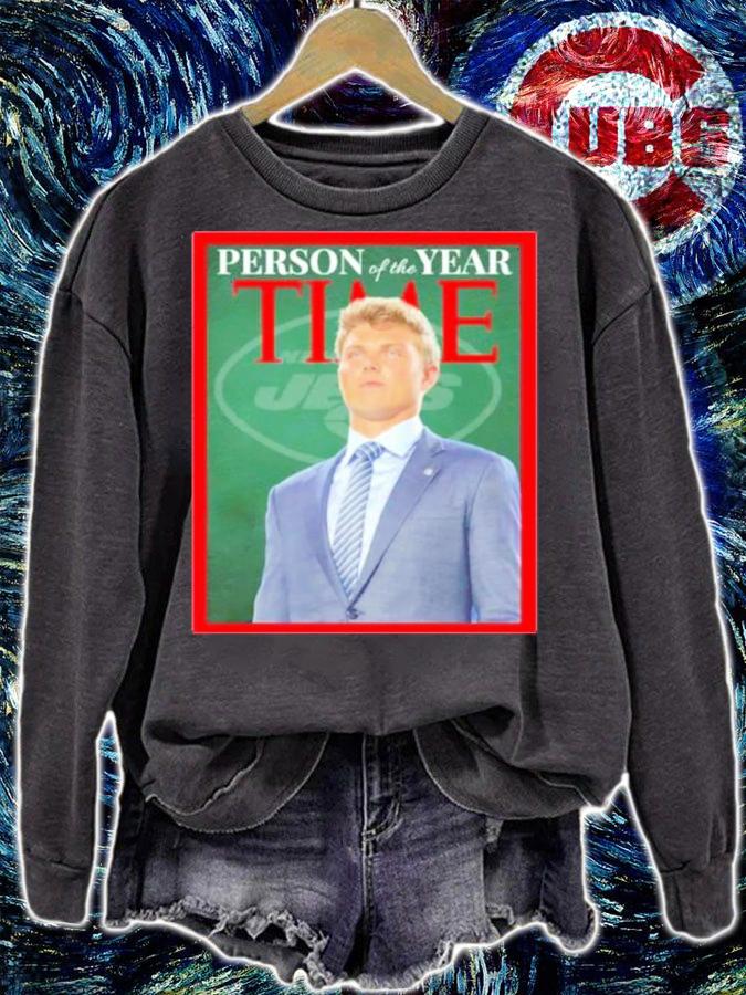 New York Jets Zach Wilson Person Of The Year Time Shirt t-shirt