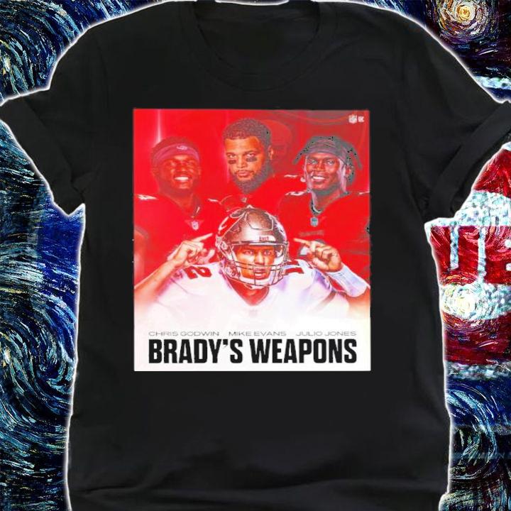NFL Tampa Bay Buccaneers Bradys Weapons 2022 Shirt t-shirt shirt